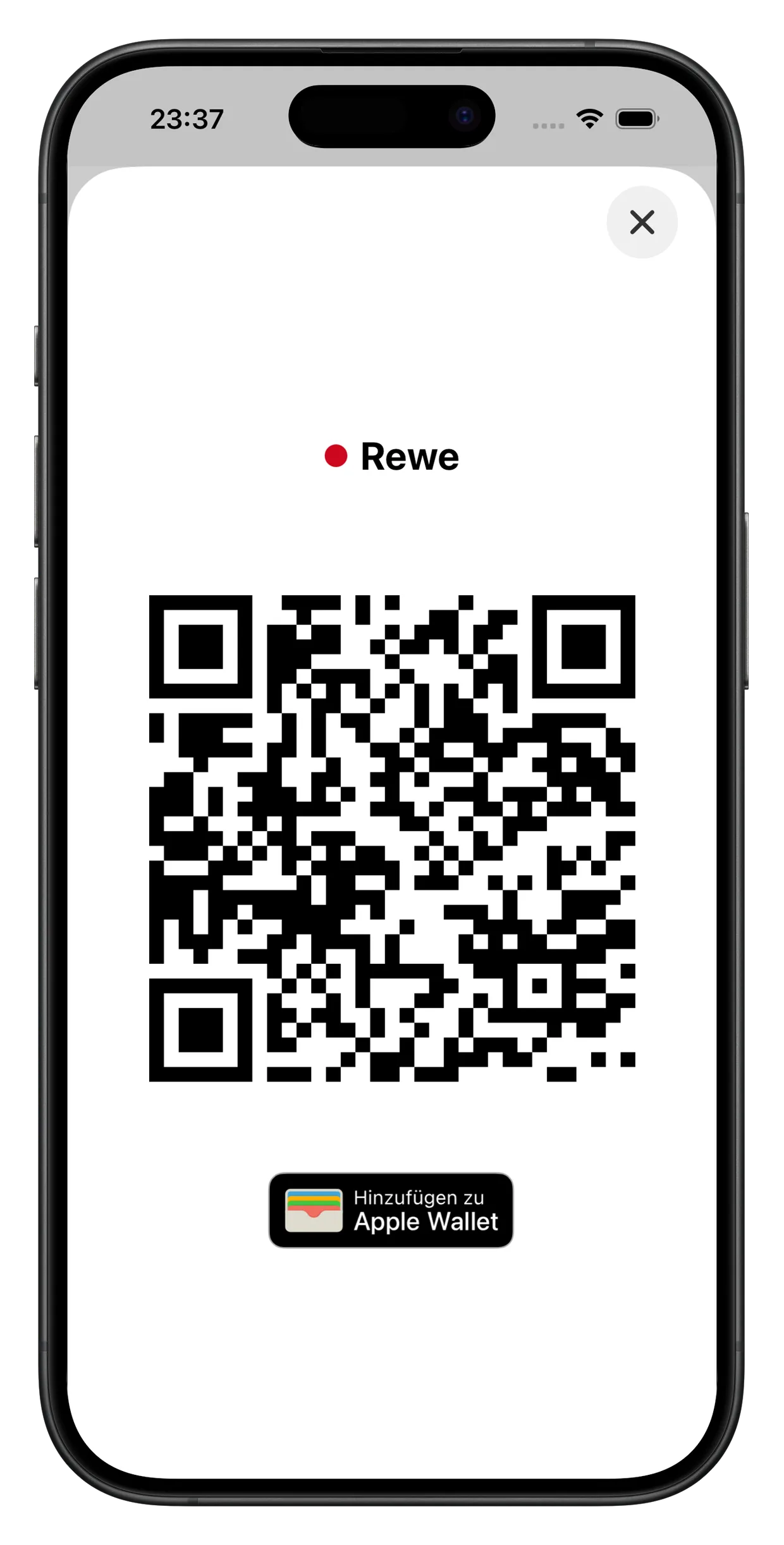 Kundenkarten-QR-Code